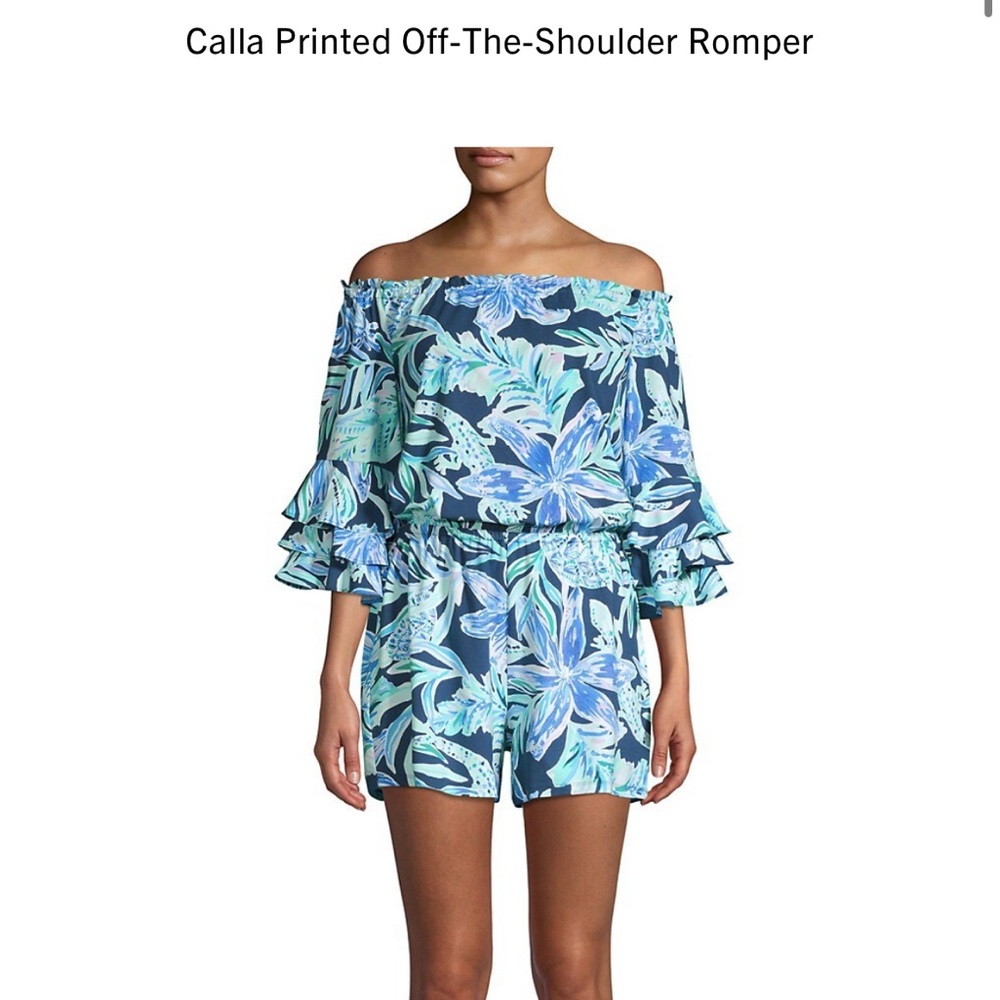 Lily Pulitzer calla romper size small